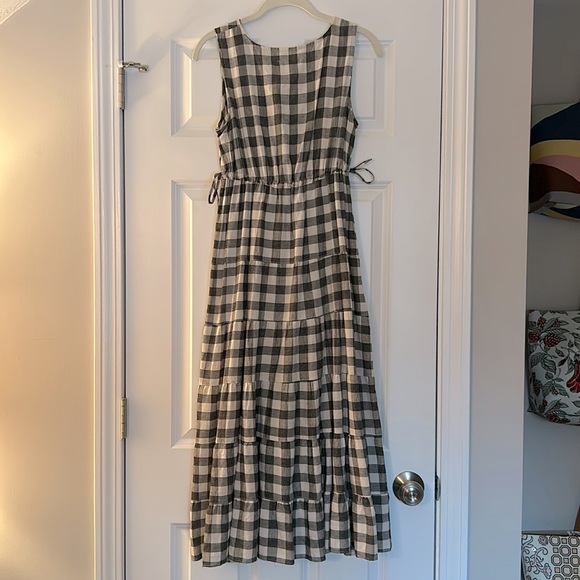Max Studio Women's Checkered Maxi Dress Size Extra Small - Picture 5 of 6